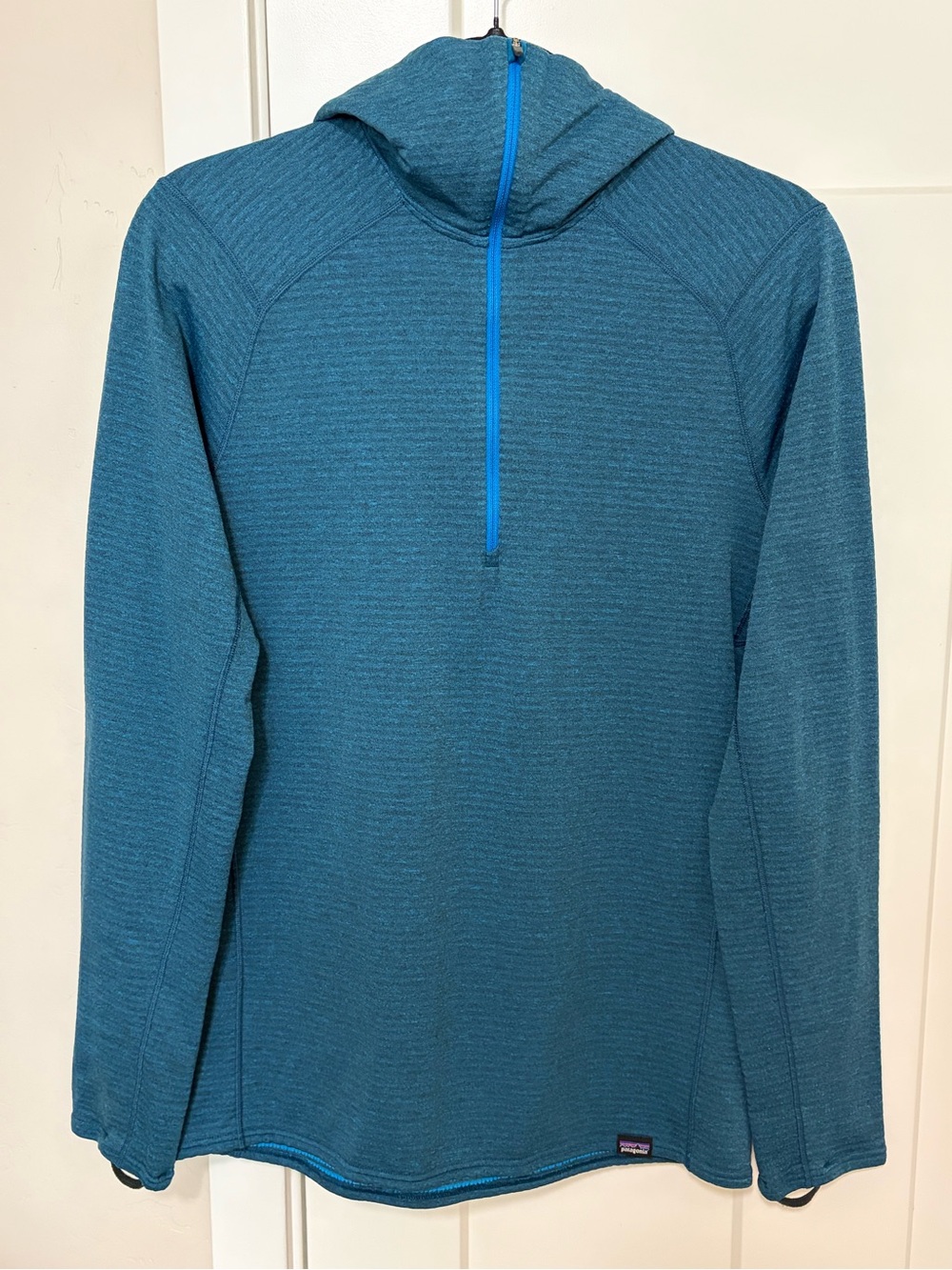 Patagonia Men's Capilene® Thermal Weight Zip-Neck Hoody Hoodie, Blue, Size S